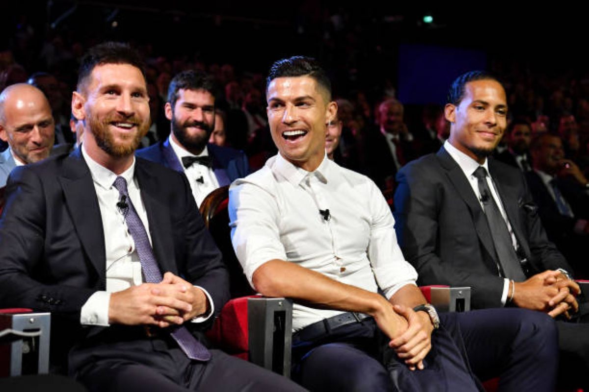 lionel messi with cristiano ronaldo