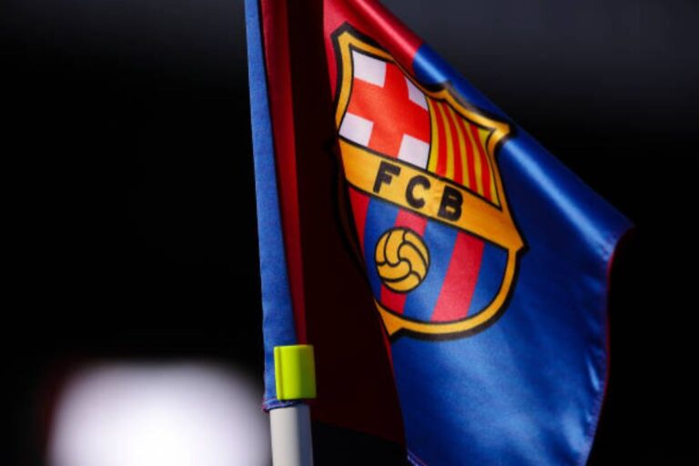 barcelona fc flag