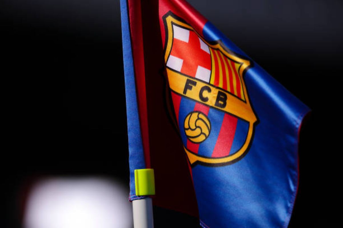 barcelona fc flag
