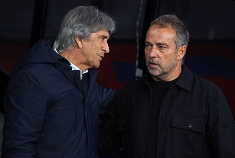 real betis manager with hansi fick