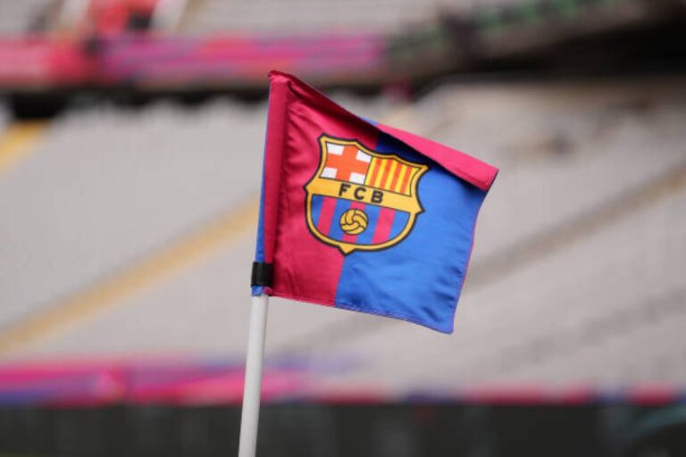 barcelona fc flag