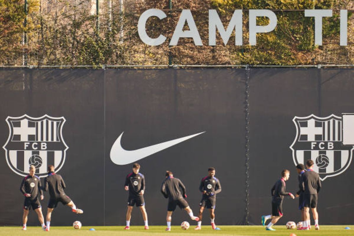 fc barcelona training