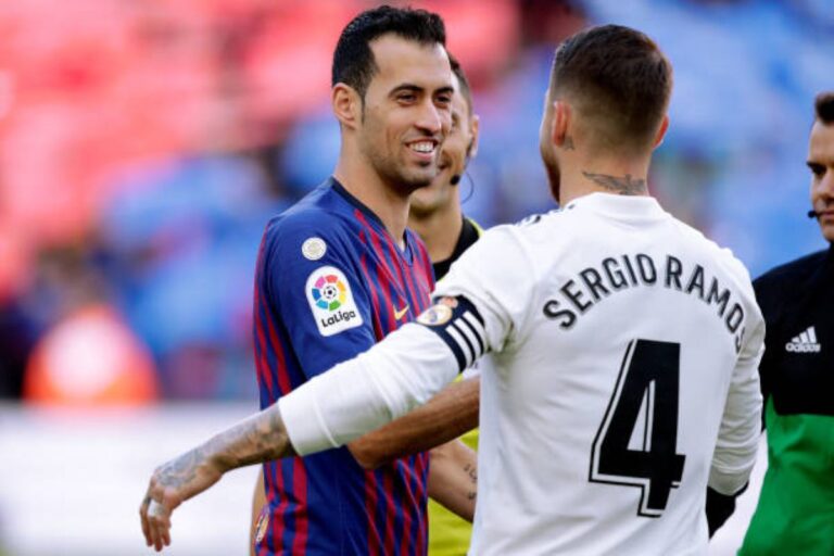 Sergio Ramos and Sergio Busquets