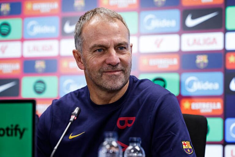 hansi flick, barcelona manager before el clasico
